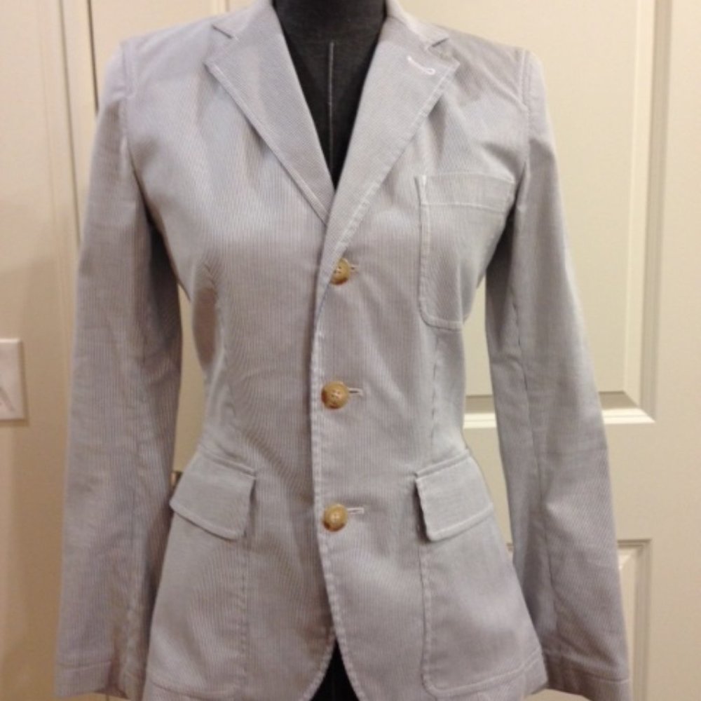 Ralph Lauren Blue Label Searsucker Blazer 2